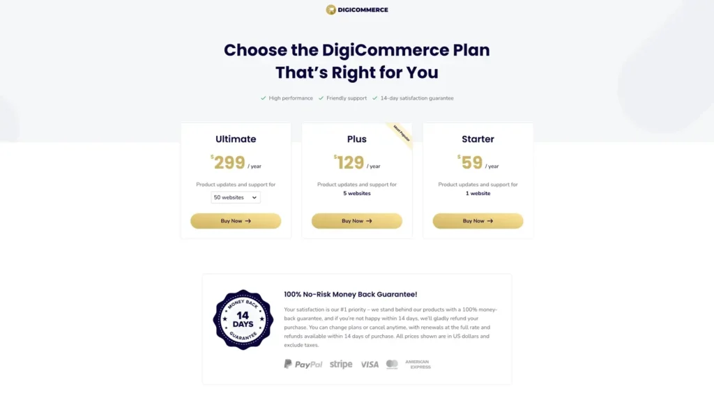 pricing