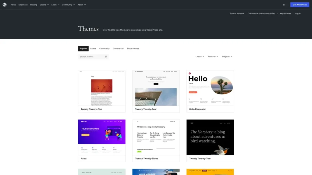 wordpress themes