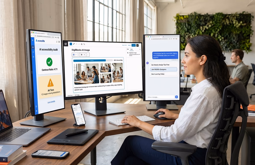 AI tools, WordPress, design workflow