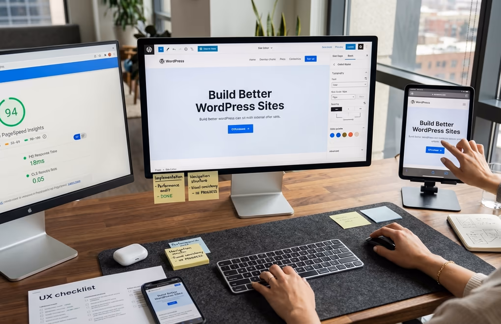 WordPress optimization, implementation, UX improvement