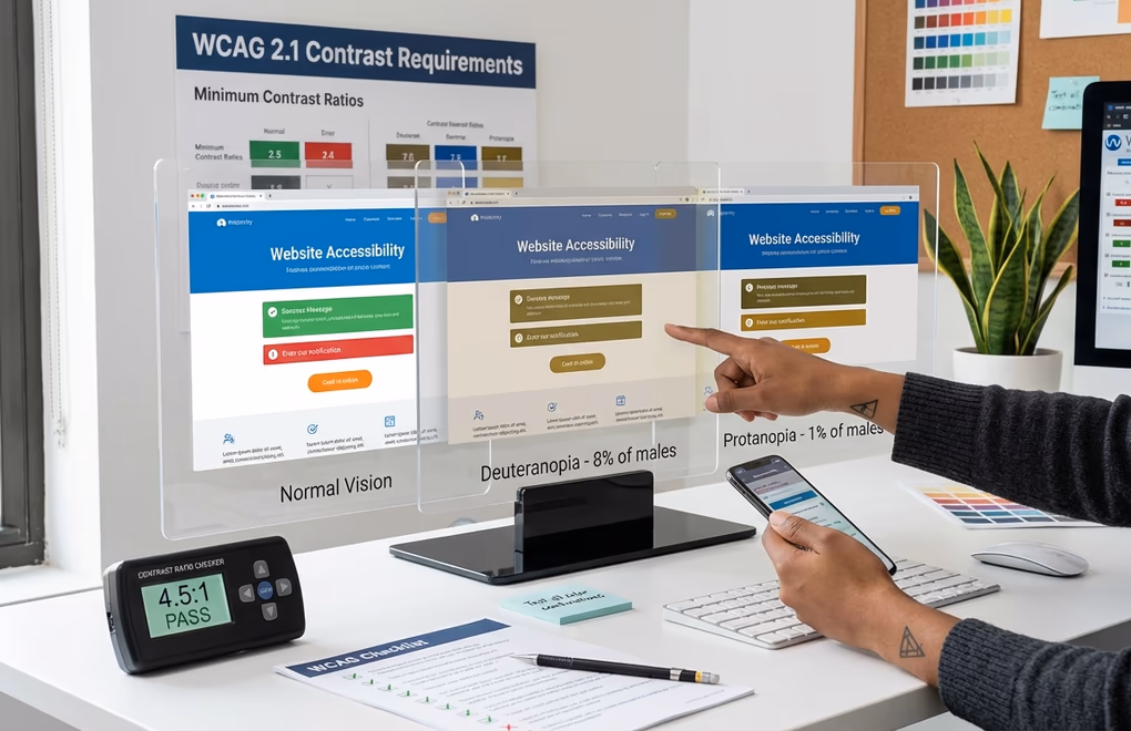 accessibility, WCAG contrast, color blindness