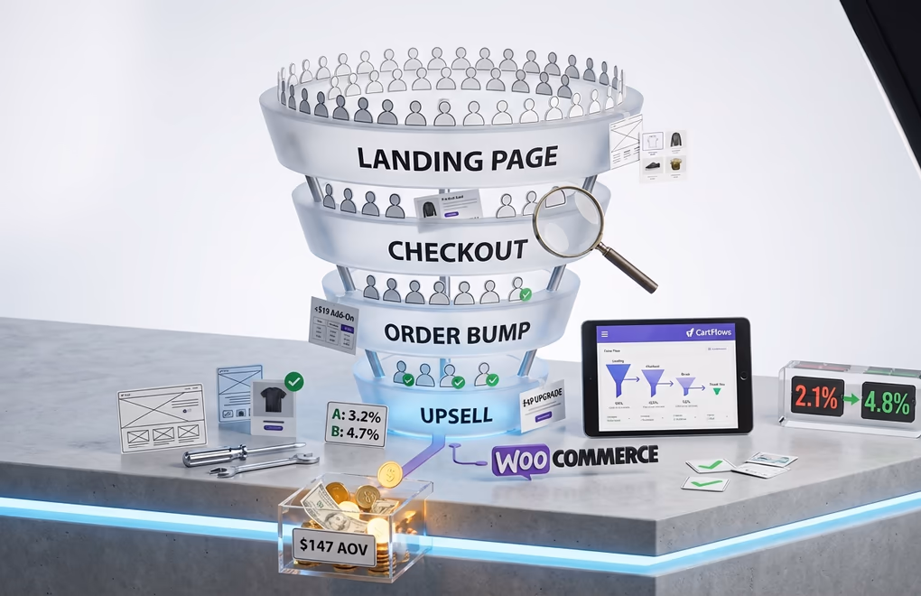 CartFlows, sales funnels