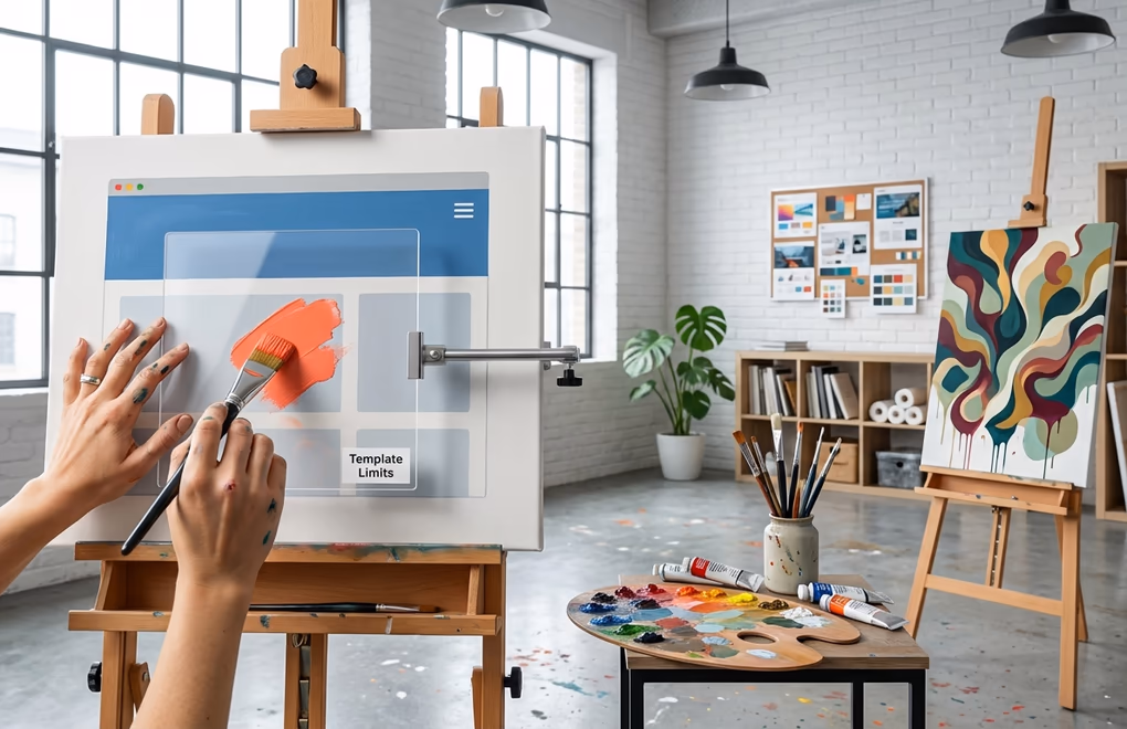 AI Website Builder vs WordPress: The Scalability Problems Nobody Warns You About 3 customization limits, template restrictions, creative freedom