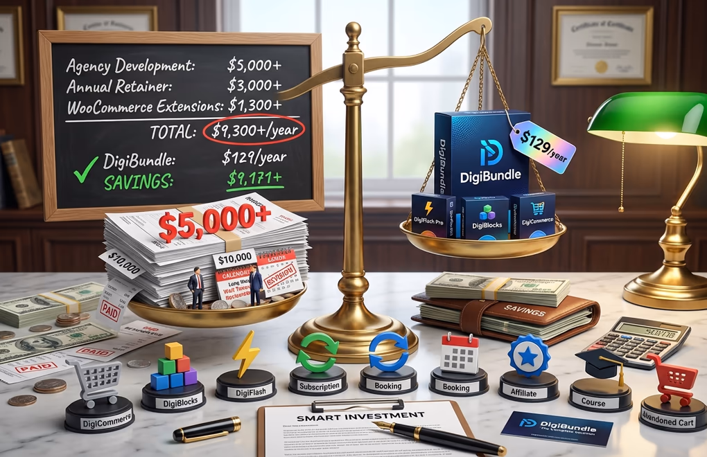 Best WordPress Block Themes for Full Site Editing in 2026 7 DigiBundle, value, savings, agency costs