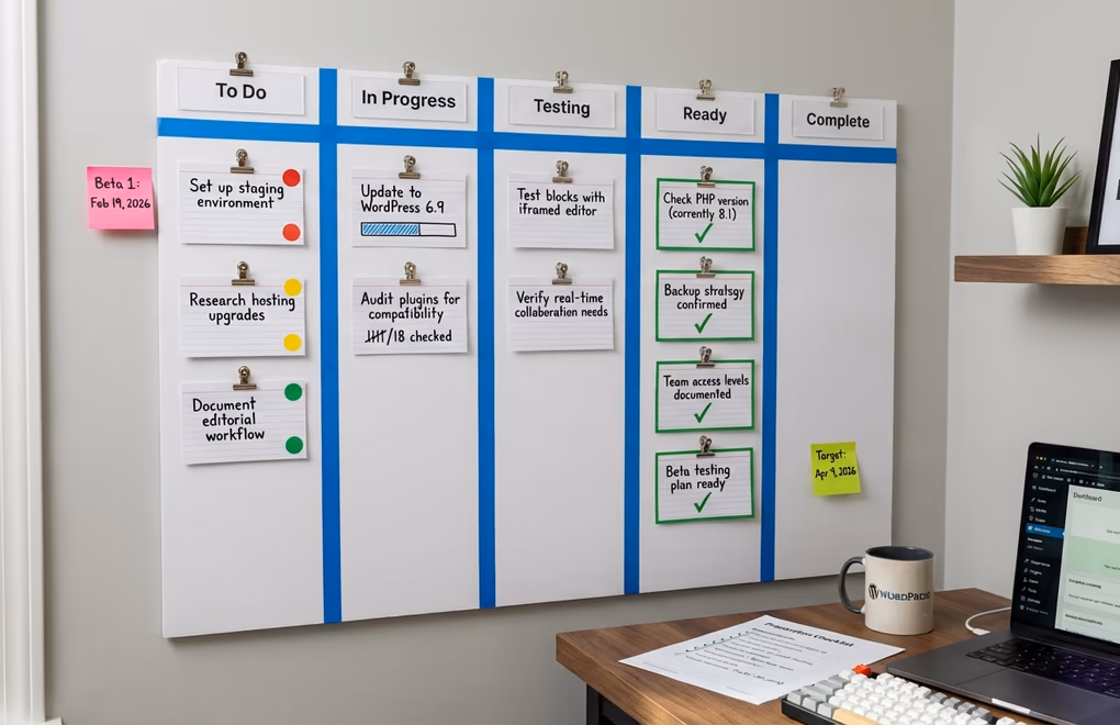 WordPress 7.0 Release Date & Features: The Complete 2026 Guide 9 prepare site, WordPress 7 checklist, upgrade preparation