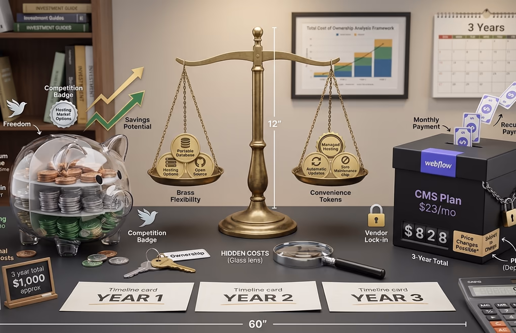 WordPress vs Webflow in 2026: The Complete Platform Comparison Guide 6 pricing comparison, total cost, platform fees