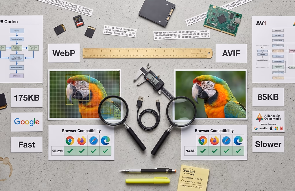 WebP AVIF codec comparison