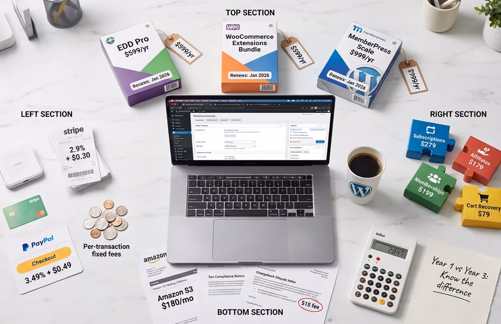 sell digital products on WordPress