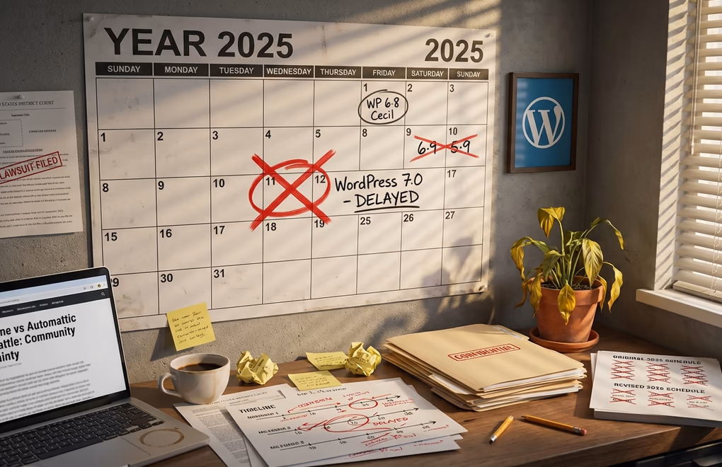 WordPress 7.0 Release Date & Features: The Complete 2026 Guide 2 WordPress delay, 2025 backstory, WP Engine