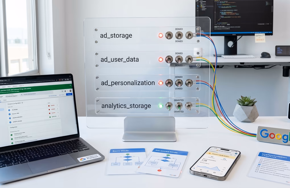 WordPress Cookie Consent: Complete GDPR & CCPA Compliance Guide for 2026 3 Google Consent Mode v2, consent parameters, GTM implementation