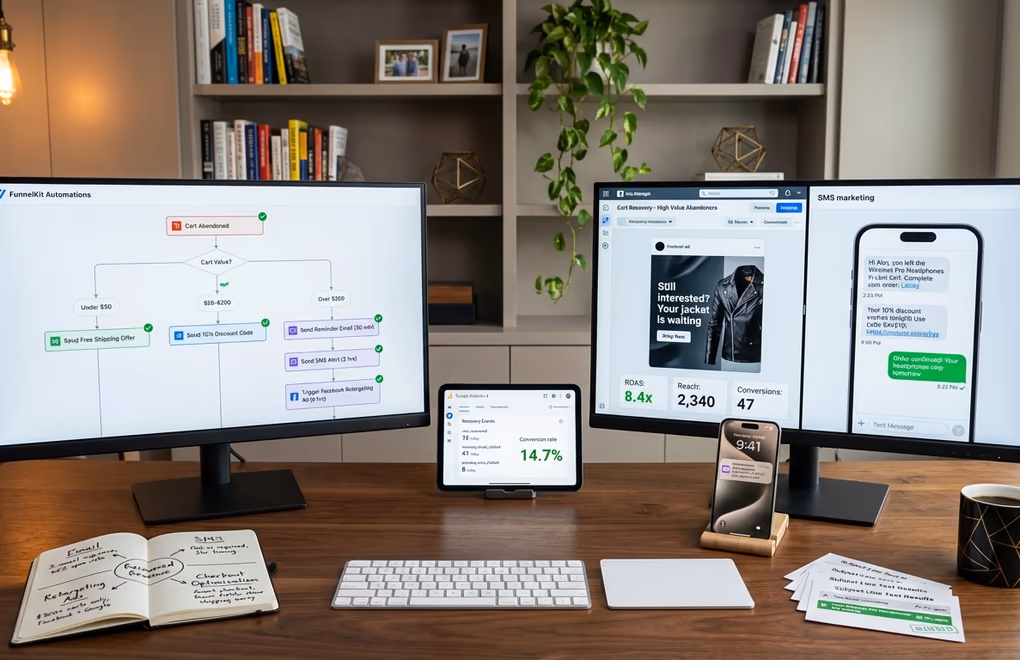advanced cart recovery, multi-channel strategies
