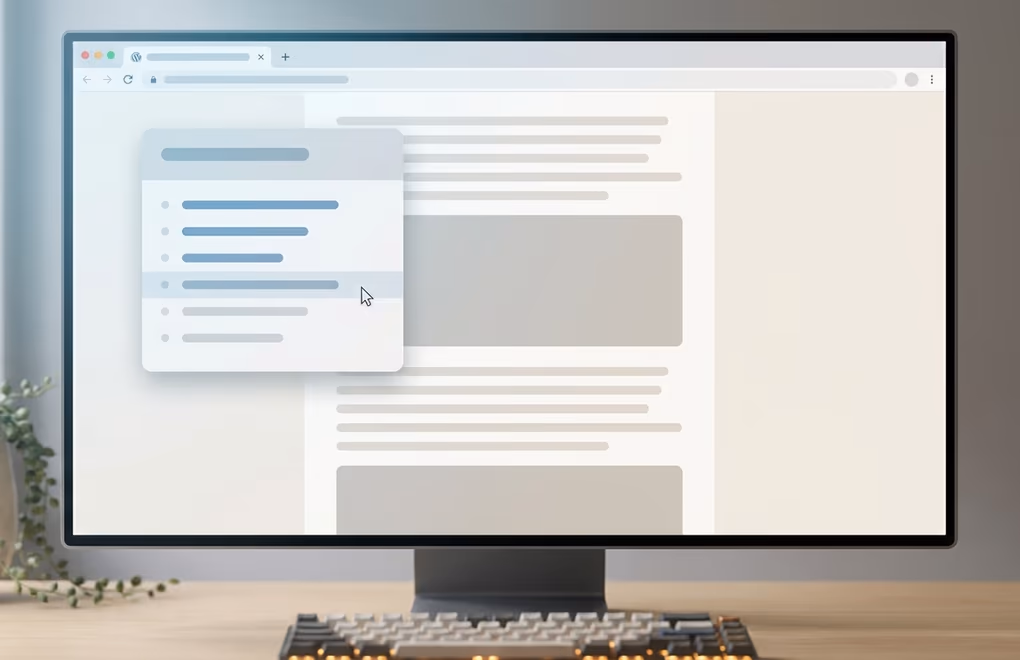 wordpress table of contents