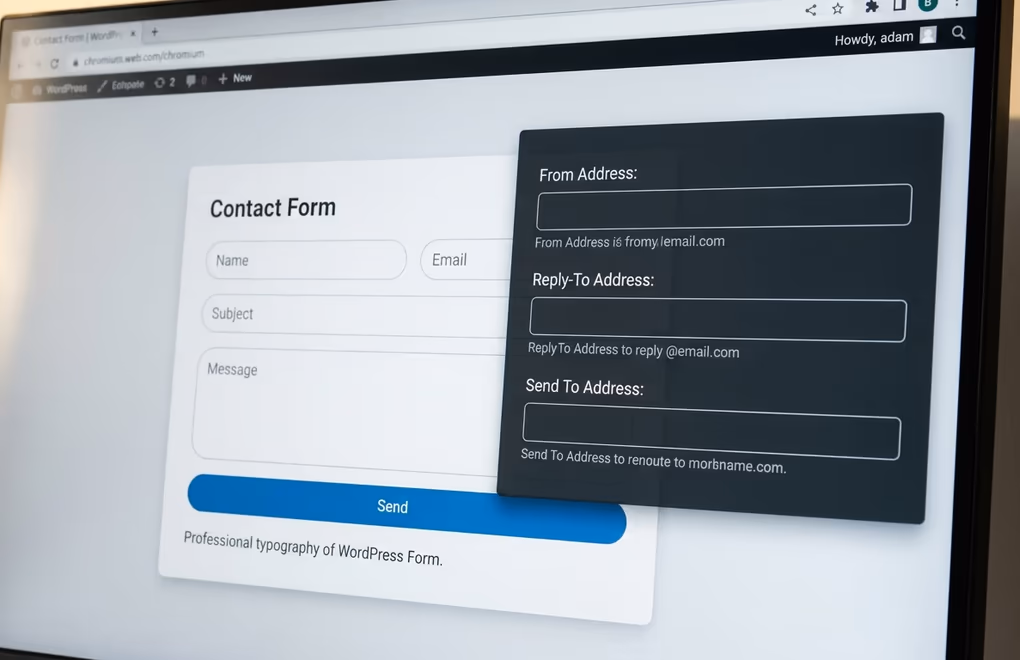 fix wordpress contact form email delivery