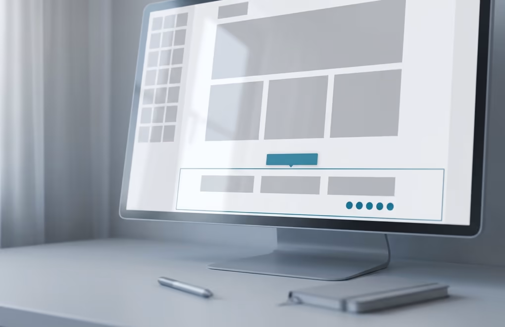 Editing a footer template part in the WordPress Site Editor