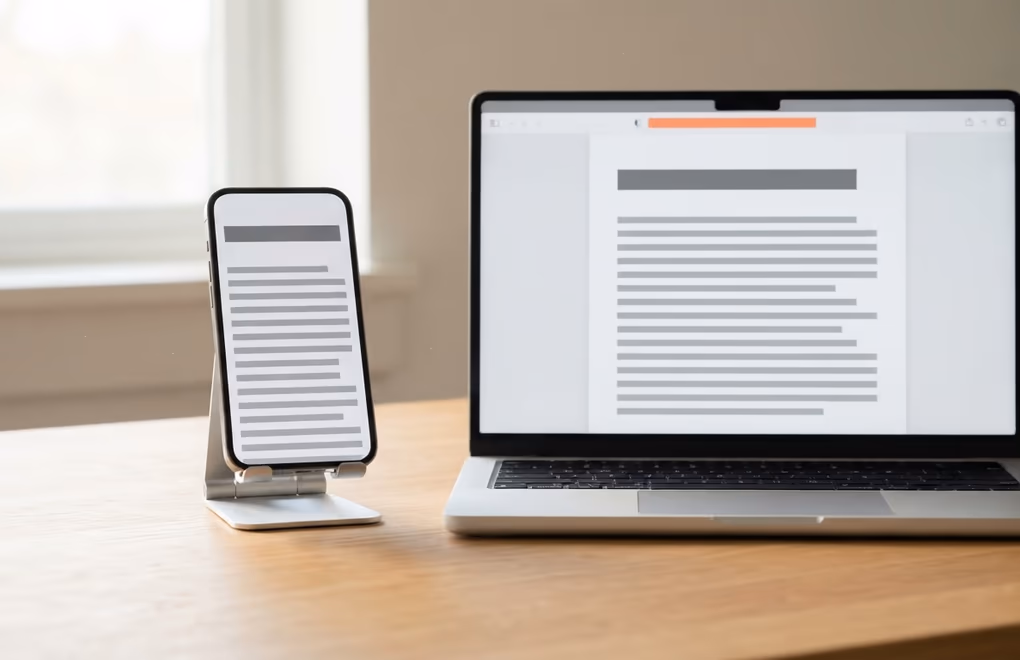 fast readable WordPress typography on desktop and mobile